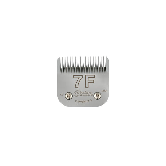 Cuchilla Oster 80 Nº7F de 3,2 mm para corte profesional en perros y gatos