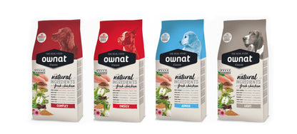 OWNAT Classic Complet Dog pienso con 10 % de pollo fresco y cereales integrales para perros adultos, disponible en Gabo y Gordo E Shop