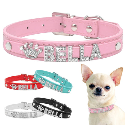 COLLAR DE DIAMANTES PERSONALIZADO perro gato Gabo&Gordo Pet Shop en Las Palmas de Gran Canaria tienda para mascotas, perros, gatos, conejos, tortugas, animales, accesorios para mascotas