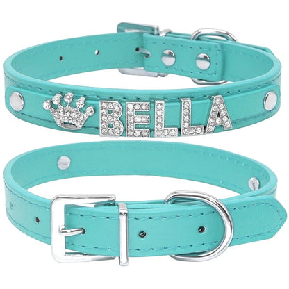 COLLAR DE DIAMANTES PERSONALIZADO PARA PERRO Y GATO Gabo&Gordo Pet Shop en Las Palmas de Gran Canaria tienda para mascotas, perros, gatos, conejos, tortugas, animales, accesorios para mascotas