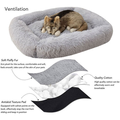 CAMA SUAVE RELAX RECTANGULAR PARA MASCOTAS Gabo&Gordo Pet Shop en Las Palmas de Gran Canaria tienda para mascotas, perros, gatos, conejos, tortugas, animales, accesorios para mascotas