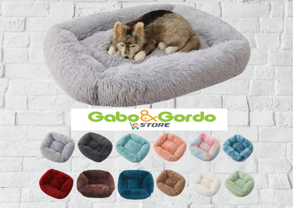 CAMA SUAVE RELAX RECTANGULAR PERRO GATO MASCOTA Gabo&Gordo Pet Shop en Las Palmas de Gran Canaria tienda para mascotas, perros, gatos, conejos, tortugas, animales, accesorios para mascotas