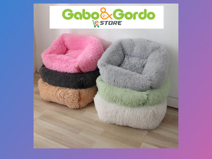 CAMA SUAVE RELAX RECTANGULAR PERRO GATO MASCOTA Gabo&Gordo Pet Shop en Las Palmas de Gran Canaria tienda para mascotas, perros, gatos, conejos, tortugas, animales, accesorios para mascotas