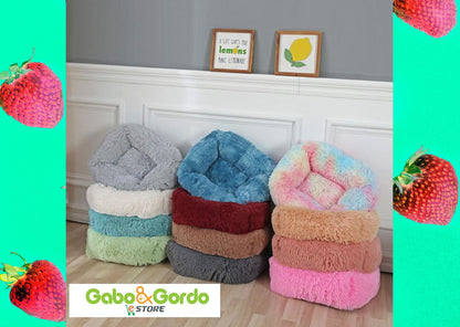 CAMA SUAVE RELAX RECTANGULAR PERRO GATO MASCOTA Gabo&Gordo Pet Shop en Las Palmas de Gran Canaria tienda para mascotas, perros, gatos, conejos, tortugas, animales, accesorios para mascotas