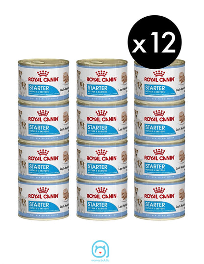 Royal Canin Starter Mother & Babydog mousse 12x195g para perra gestante y cachorros Gabo y Gordo E Shop Gran Canaria