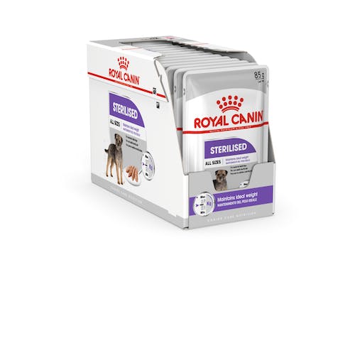 Royal Canin Sterilised paté perros esterilizados 12x85g Gabo y Gordo E Shop