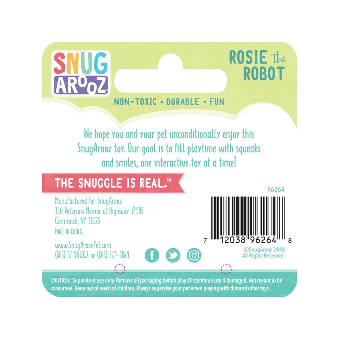 JUGUETE ROSIE THE ROBOT (13") / SnugArooz Rosie the Robot Dog Toy