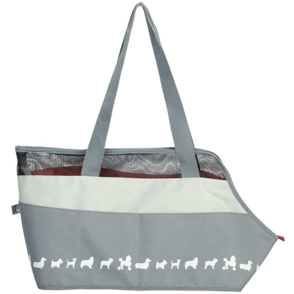 Bolso trasportín para su mascota Sumatra Pine gris ZU&LU (41 cm) 27 x 21 x 41 cm.  Gabo y Gordo E Shop, la mejor tienda online en las Islas Canarias, España, tienda online para mascotas, perros, gatos, conejos, tortugas, animales, accesorios para mascotas en general. 
Gabo y Gordo E Shop in Canary Islands, the best store for pets, dogs, cats, rabbits, turtles, animals, pet accessories.