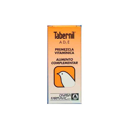 Tabernil A D3 E 100 ml – suplemento vitamínico para fertilidad y cría de aves.