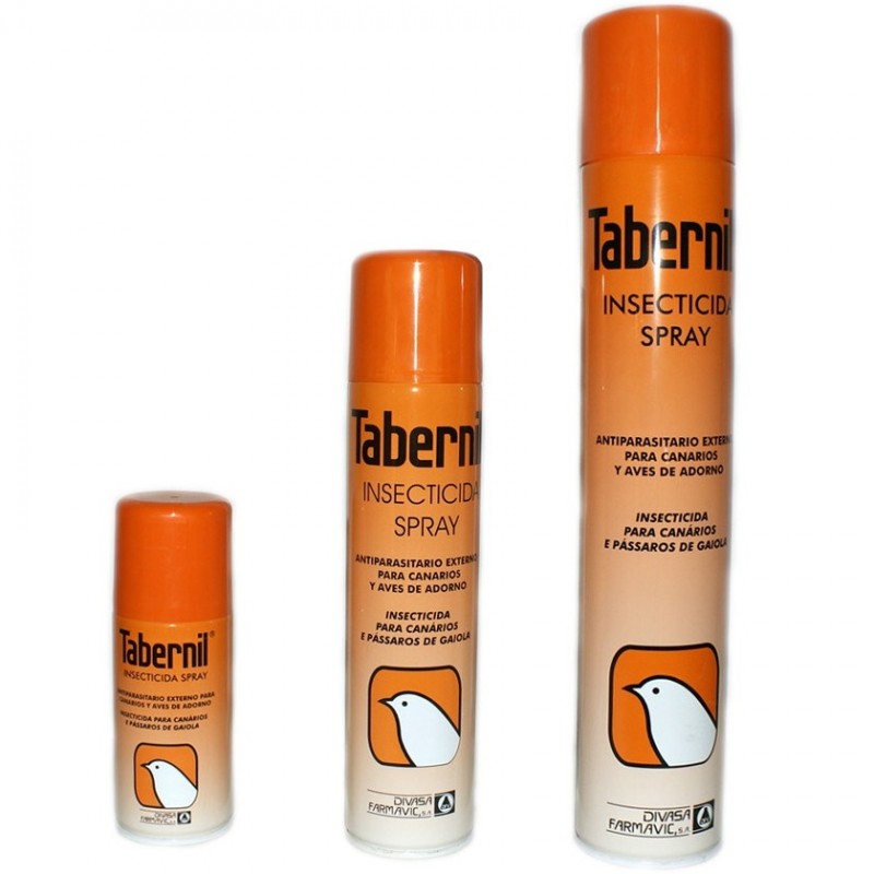 Tabernil Insectic Spray 150 ml antiparasitario para aves ornamentales contra ácaros y piojos en Canarias