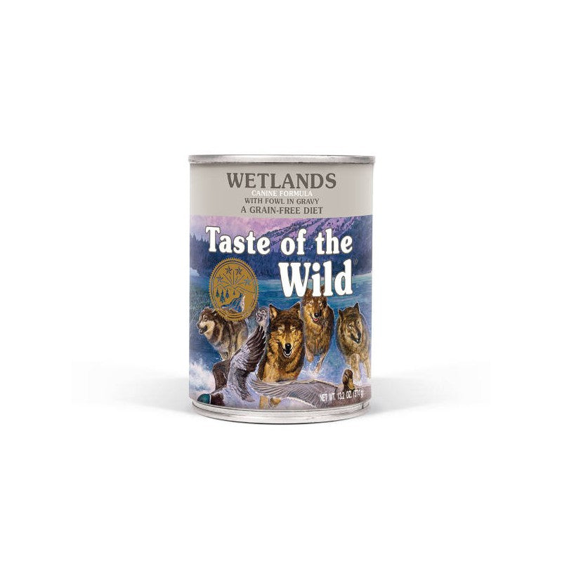 Taste of the Wild Wet Dog Wetlands  Pack de 390 g x  12 unidades | comida húmeda para perros