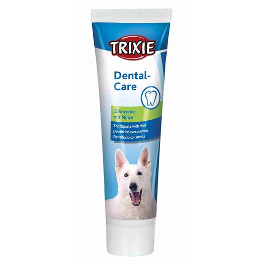 Set dental TRIXIE para perros con pasta, cepillos de dedo y masajeador